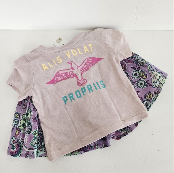 NWT Peek Tshirt and Shorts Set Floral Shorts Outfits Baby Kids size 3-6‎ months - Picture 4 of 5